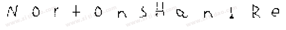 NortonsHand Regular字体转换